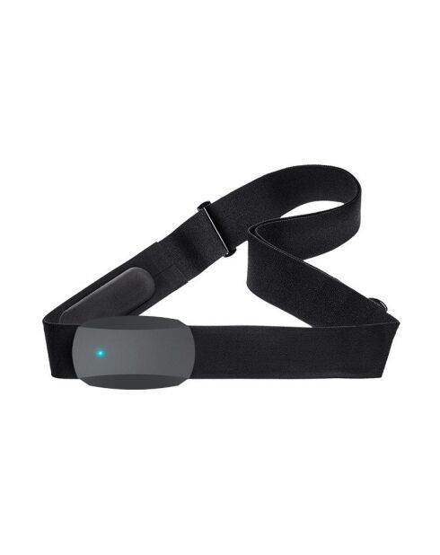 Met Bluetooth en ANT+ verbonden hartsensor, zwart
