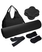 Zwart essentieel pakket voor yoga en fitness