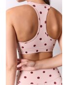 Sofia bralette roze/bruin