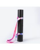 Roze katoenen yogamatband