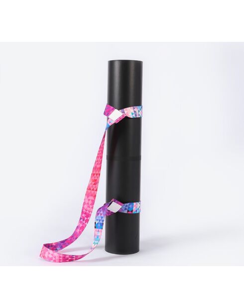 Roze katoenen yogamatband