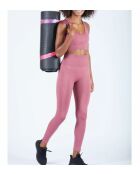Roze katoenen yogamatband