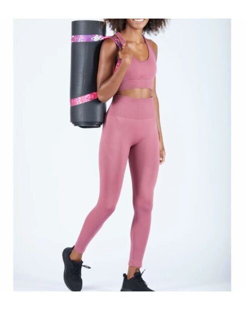 Roze katoenen yogamatband