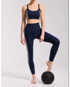Legging Malta blau/braun