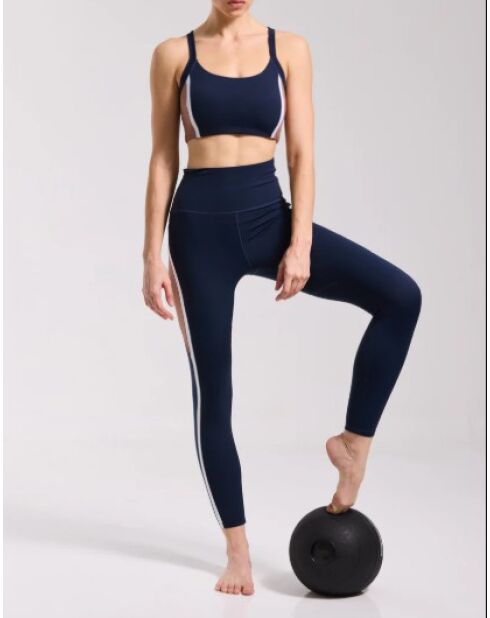 Legging Malta blau/braun