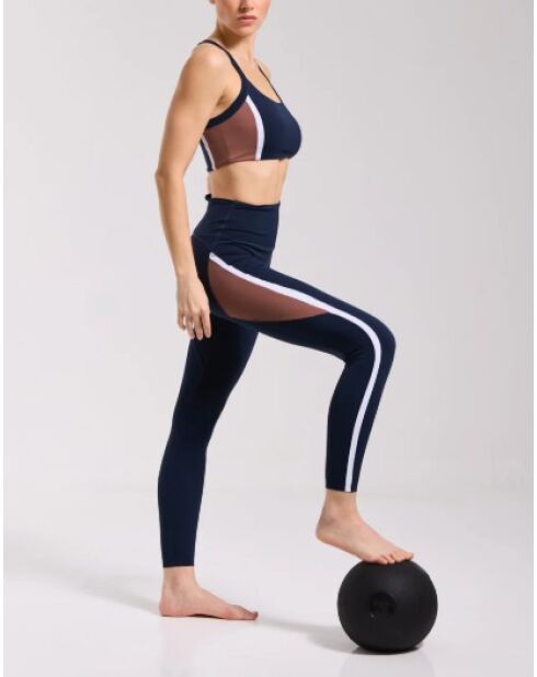 Legging Malta blau/braun
