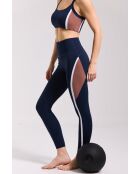 Legging Malta blau/braun