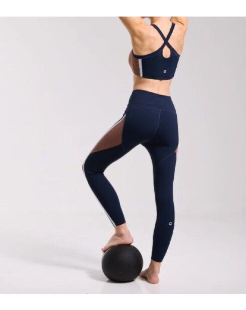 Legging Malta blau/braun