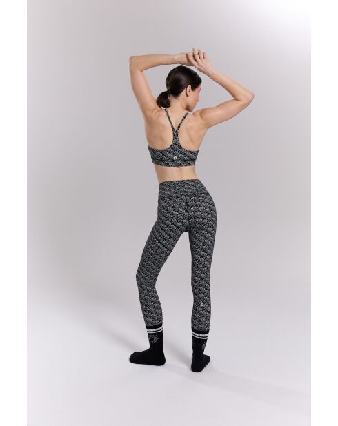 Zwarte bandana-legging met ster
