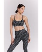 Zwarte bandana-legging met ster
