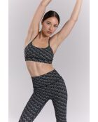 Zwarte bandana-legging met ster