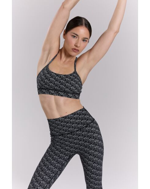 Zwarte bandana-legging met ster