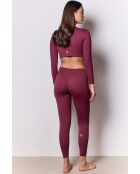 Anaya bordeauxrode legging
