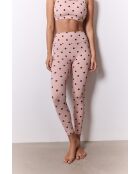 Legging Sofia in Rosa/Braun
