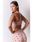 Legging Sofia in Rosa/Braun