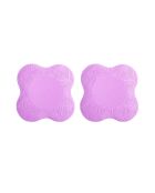 Set van 2 paarse yogakussens