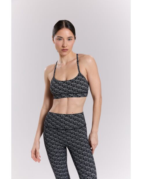 Brassière Star noire bandana