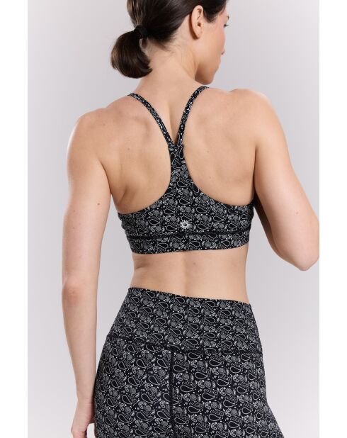 Brassière Star noire bandana