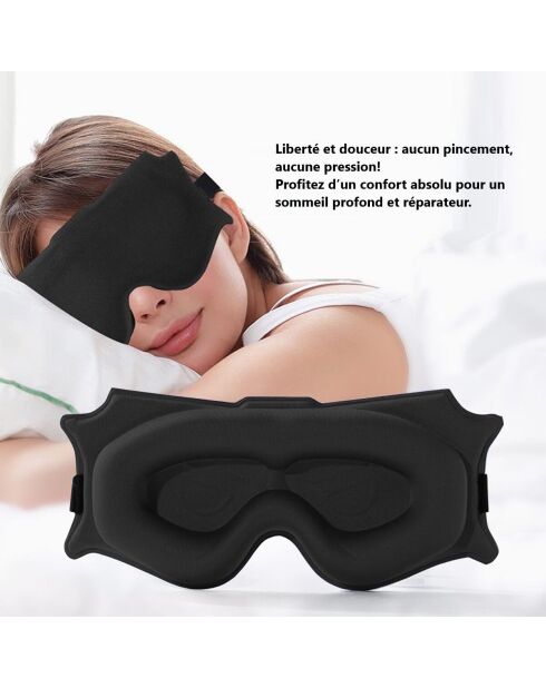 Anti-Light-3D-Schlafmaske - 22x11x2 cm