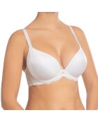 Viktoria Hardshell-Push-up-BH weiß