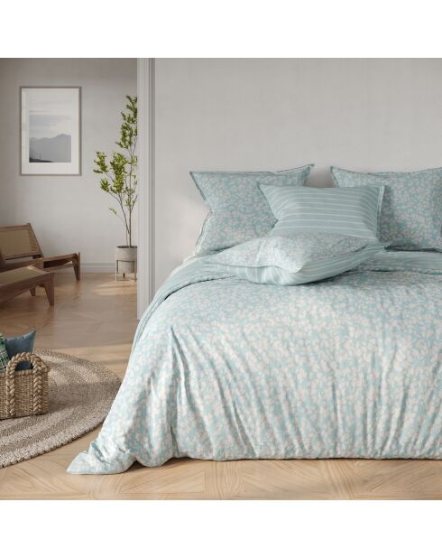 Parure housse de couette Juliette bleue