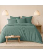 Parure housse de couette Gaze de Coton orage