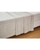 Drap plat Satin Genky beige - 270X300cm