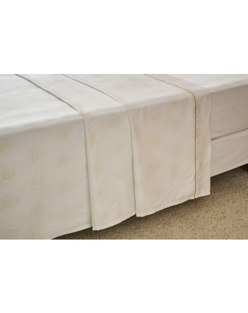 Drap plat Satin Mindy beige - 270X300cm