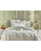 Parure housse de couette Satin de Coton Dallas nuage