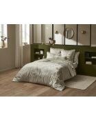 Parure housse de couette Satin de Coton Hazel beige