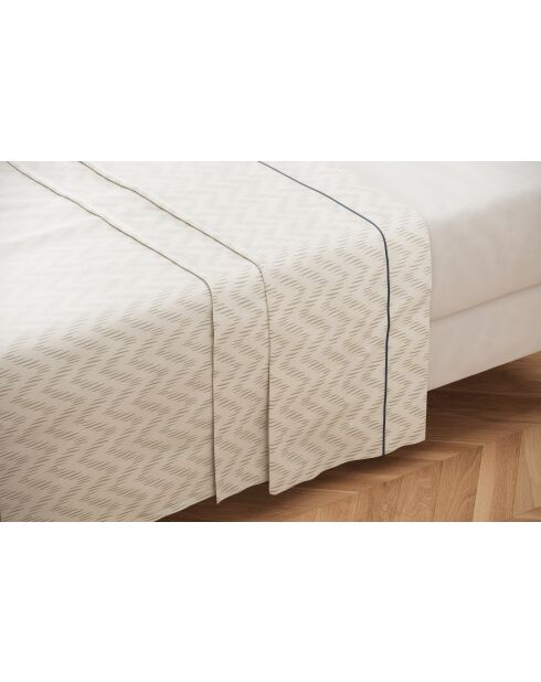 Drap platen coton de satin Wild gris - 270X300cm