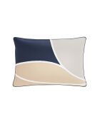 Taie d'oreiller 100% Coton - Satin rectangulaire Meryl multicolore - 50X70cm
