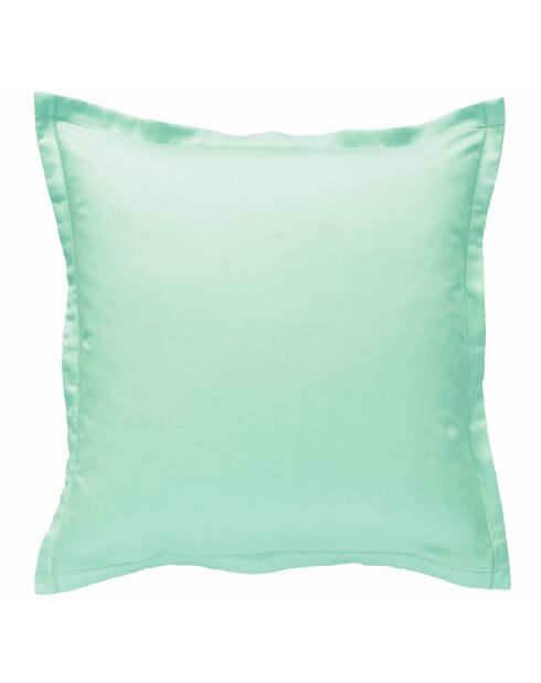 Percale katoenen kussensloop watergroen