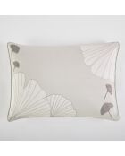 Taie d'oreiller rectangulaire Genky beige - 50X70cm