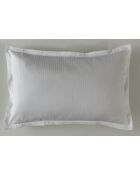 Taie d'oreiller rectangulaire en coton Triomphe blanche - 50X70cm