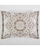 Taie d'oreiller rectangulaire Salma beige - 50X70cm