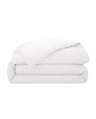 Housse de couette en satin de coton Prestige blanc optique