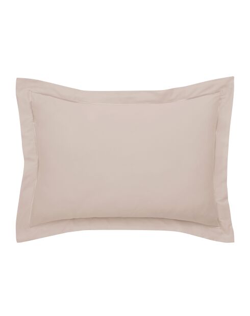 Federa Prestige in raso di cotone rosa cipria - 50x70cm