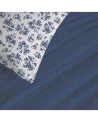Pack complet housse de couette en coton imprimé Eloise bleu -  90x190cm