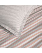 4-teiliges Bettwäsche-Set aus bedruckter Baumwolle Palermo Blush