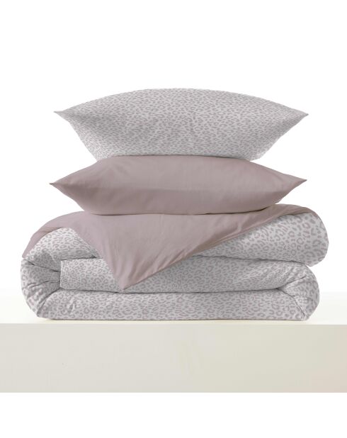 Diana Blush Bettbezug aus bedruckter Baumwolle, Komplettset, 90 x 190 cm