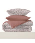 Eloise Bettbezug aus Baumwolle, aprikosenfarben, Komplettset, 90 x 190 cm
