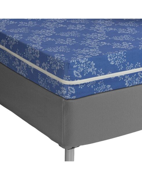 Damast-Matratzenbezug Renovate Blaue Matratze