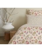 Pack complet housse de couette en coton imprimé tanya multicolore - 140x190cm