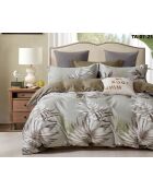 Wild Vibes Bettdecken-Set aus Baumwollperkal, doppelseitig bedruckt, 240 x 220 cm + 65 x 65 cm