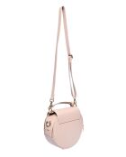SS26 RM 1628 Handtasche aus puderfarbenem Leder - 21x27,5x12 cm