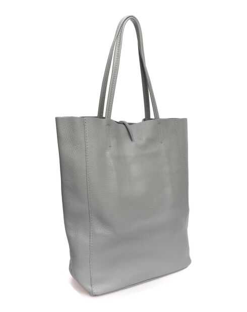 Sac à main en cuir SS26 RM 1847 gris - 37x41x12 cm
