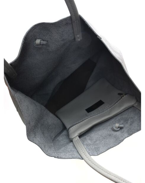 Sac à main en cuir SS26 RM 1847 gris - 37x41x12 cm