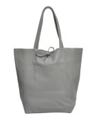 Sac à main en cuir SS26 RM 1847 gris - 37x41x12 cm