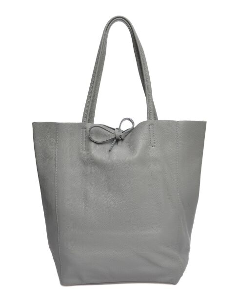 Sac à main en cuir SS26 RM 1847 gris - 37x41x12 cm